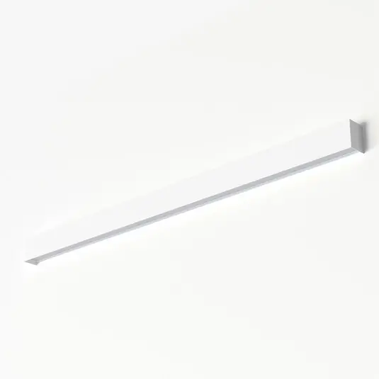 Přímo Od Výrobce Nástěnné světlo Straight L, 122 cm, bílé