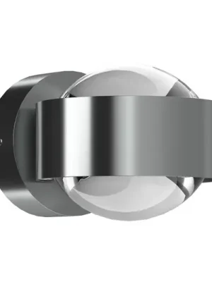 Novinka Puk Mini Wall LED 2x8W čiré čočky, matný chrom