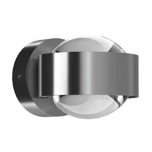 Novinka Puk Mini Wall LED 2x8W čiré čočky, matný chrom