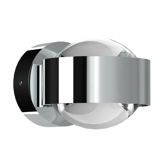 Sleva Puk Mini Wall LED 2x8W čiré čočky, chrom
