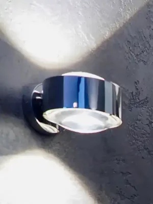 Puk Maxx Wall, LED, čirá skla, chrom Ověřený