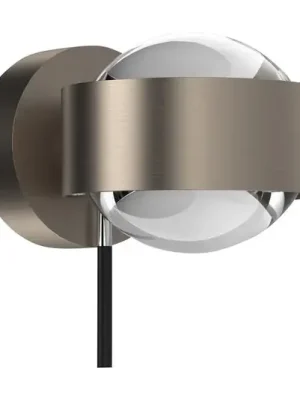Akční Cena Puk Mini Wall+ LED, čirá skla, matný nikl