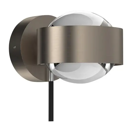 Akční Cena Puk Mini Wall+ LED, čirá skla, matný nikl