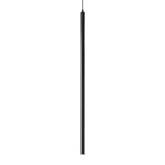 Finální Výprodej Ideal Lux Ultrathin d100 závěs světlo černá 3000K