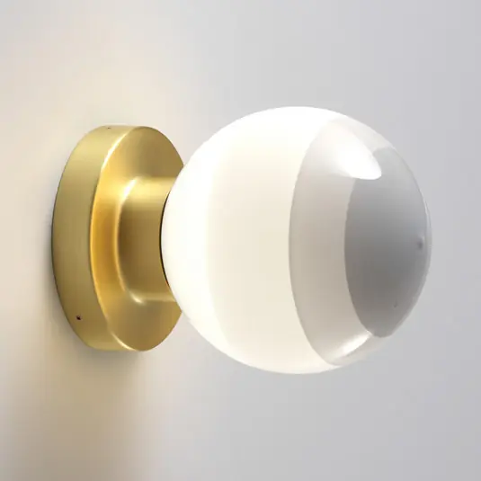 Nejlepší Volba MARSET LED nástěnné světlo Dipping Light A2, bílá/zlatá