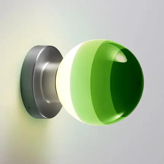 Sezónní Sleva MARSET LED nástěnné světlo Dipping Light A2, zelená/šedá