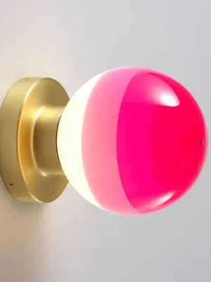 Odeslání Ihned MARSET LED nástěnné světlo Dipping Light A2, růžová/zlatá