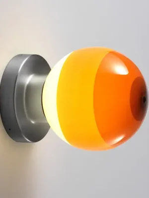 Akční Nabídka MARSET LED nástěnné světlo Dipping Light A2, oranžová/šedá