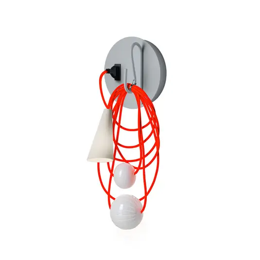 Foscarini Filo LED nástěnné světlo, Eastern Coral Levný