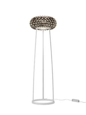 Foscarini Caboche Plus stojací lampa 154cm kouřově šedá Ověřený