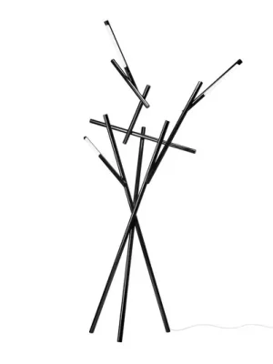 Tovární Cena Foscarini Tuareg LED stojací lampa, stmívač, černá