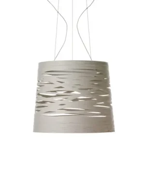Pouze Dnes Foscarini Tress grande LED závěsné světlo, šedá