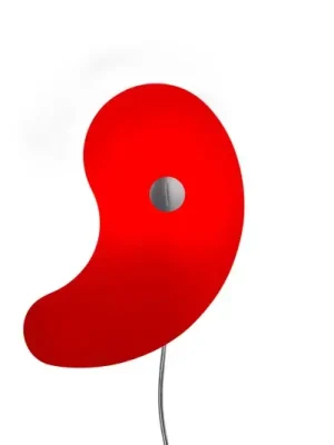 Must-Have Foscarini Bit 1 nástěnné světlo, sklo, červená