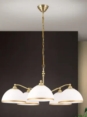 Závěsné světlo Old Lamp, řetězový závěs, 5 zdroje Nejprodávanější