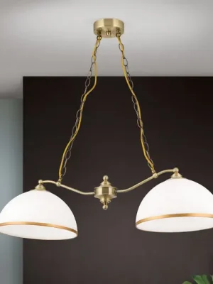 Závěsné světlo Old Lamp, řetězový závěs, 2 zdroje Akční Nabídka