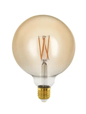 Top Prodej LED žárovka globe E27 G125 4W 1700K filament zlatá
