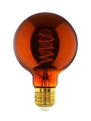Nová Kolekce LED Globe E27 G95 4W žárovka 2 000K měď