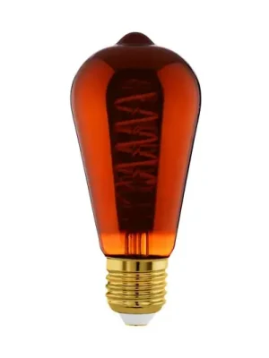 LED žárovka ST64 E27 4W 2 000 K filament měď Rychlé Dodání