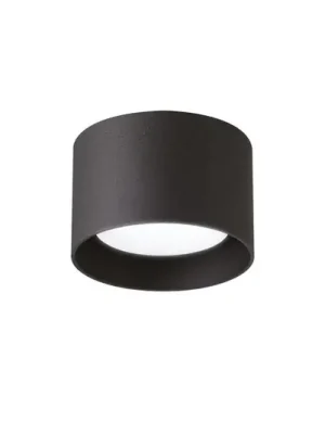 Přímo Od Výrobce Ideal Lux downlight Spike Round, černá, hliník, Ø 10 cm