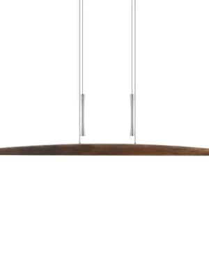 HerzBlut Arco LED závěsná lampa olejovaný ořech 130cm Cenová Bomba