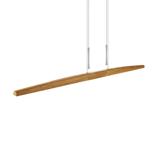 HerzBlut Arco LED závěsná lampa olejovaný dub 170cm Nízká Cena