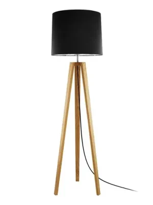 Sezónní Sleva HerzBlut Anni stojací lampa, dub olejovaný/černá