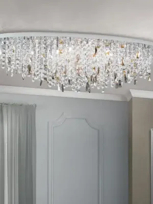 Stropní světlo Crystalriver, křišťálový ověs chrom Nejprodávanější