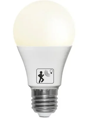 Tovární Cena LED žárovka A60 E27 4,8W 2700K se senzorem pohybu