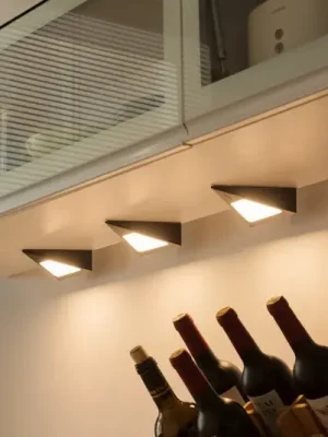 Prios Odia LED osvětlení pod skříňku, černá, 3 kusy Autentický