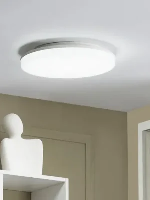 Ihned K Objednání Stropní svítidlo Prios LED Artin, Ø 28 cm, bílé, CCT, IP65