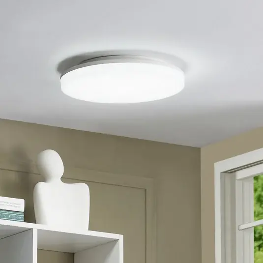Ihned K Objednání Stropní svítidlo Prios LED Artin, Ø 28 cm, bílé, CCT, IP65