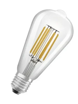 Výprodej OSRAM LED rustikální žárovka E27, ST64, 3,8W, 806lm, 830, čirá