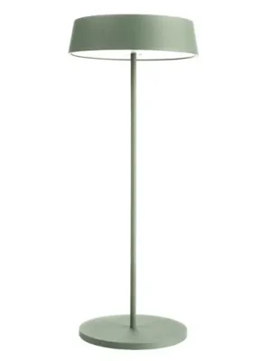 LED stolní lampa Miram s baterií stmívací zelená Ověřený