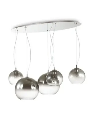 Závěsné svítidlo Ideal Lux Nemo, pět světelných zdrojů Aktuální