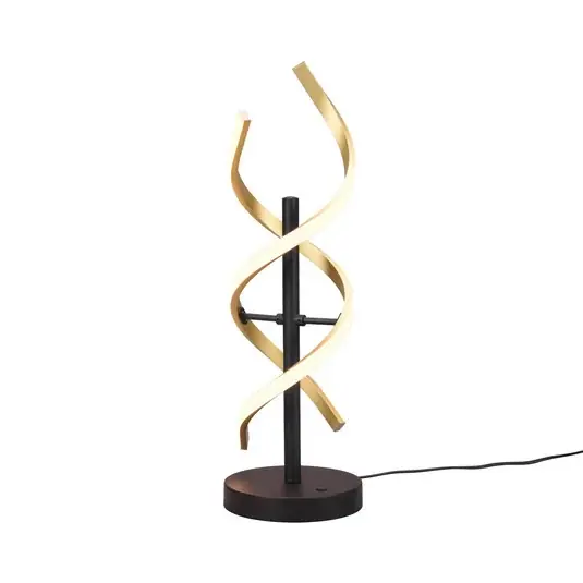 Sleva LED stolní lampa Sequence stmívatelná, CCT, mosaz