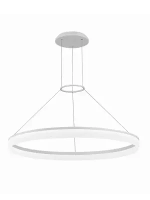 Finální Výprodej LEDS-C4 LED závěsné svítidlo CIRC Round, Ø 80 cm, bílá, hliník