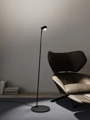 Puk! 80 Floor LED čočky čirá/matná, černá matná Kup Teď