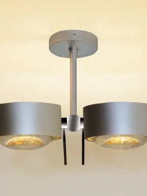Top Prodej Stropní svítidlo Puk Sides matný chrom 10 cm 2 světla G9