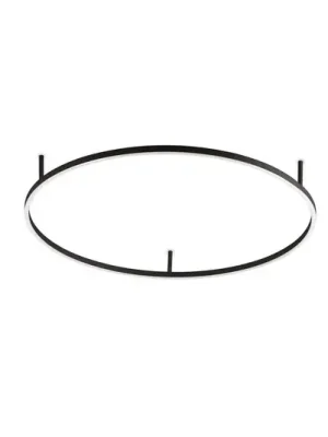 Ihned K Objednání Ideal Lux LED stropní svítidlo Oracle Slim Ø 90 cm černé 3000K