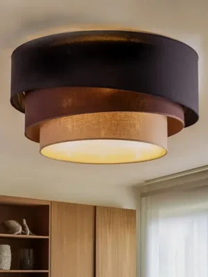 Euluna Trio Max, Ø60cm, černá/zemitá/cappuccino Super Cena