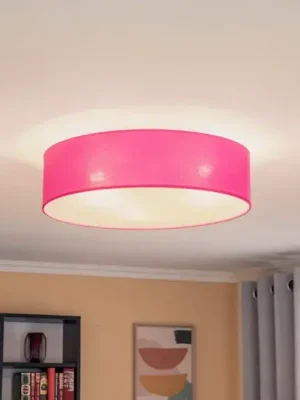 Deka na kolečkách Euluna, látkový odstín růžová, Ø 50 cm Rychlé Dodání