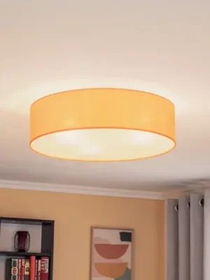 Deka na kolečkách Euluna, látkový odstín oranžová, Ø 50 cm Vysoce Kvalitní