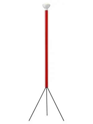 Nová Kolekce Stojací lampa FLOS Luminator, červená, výška 189 cm, kovová