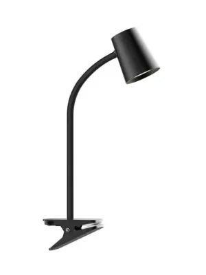 Značkový Stolní lampa LED Lindby Ailina, objímková základna, černá