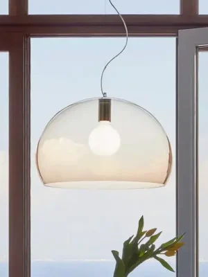 Kartell FL/Y závěsné světlo, Ø 52 cm, hnědá Nakupujte Hned