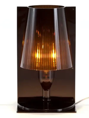 Oblíbený Designová stolní lampa Kartell Take, kouřově šedá