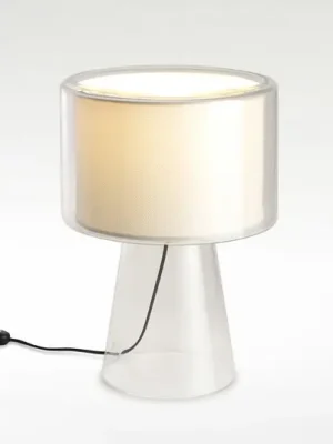 MARSET Mercer stolní lampa, polyester, Ø 38 cm Zlevněný