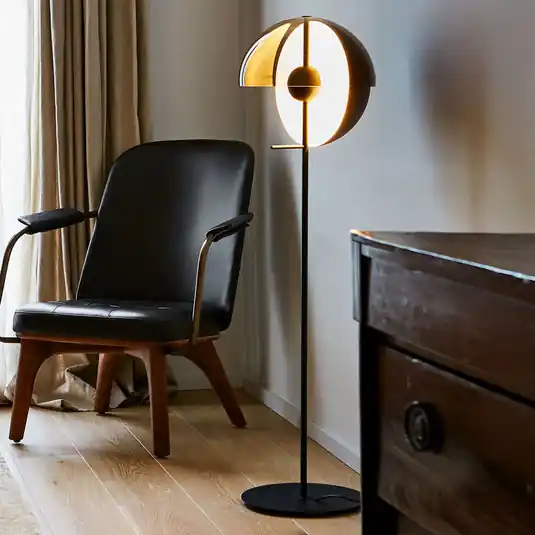Akce MARSET Theia P LED stojací lampa 116,4 cm černá