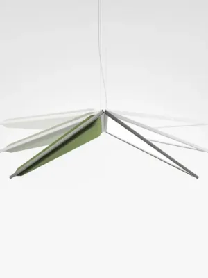 Artemide Flexia LED závěsné světlo, zelená Oblíbený