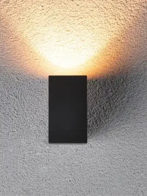 Venkovní nástěnné svítidlo Paulmann Flame LED, černé Jen Po Omezenou Doba